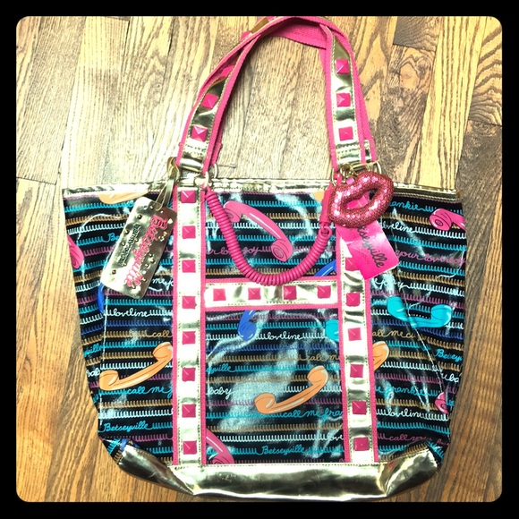 Betsey Johnson Handbags - COPY - Betseyville Rare Call Me Tote. New with tags.